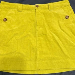 Green Corduroy Skirt